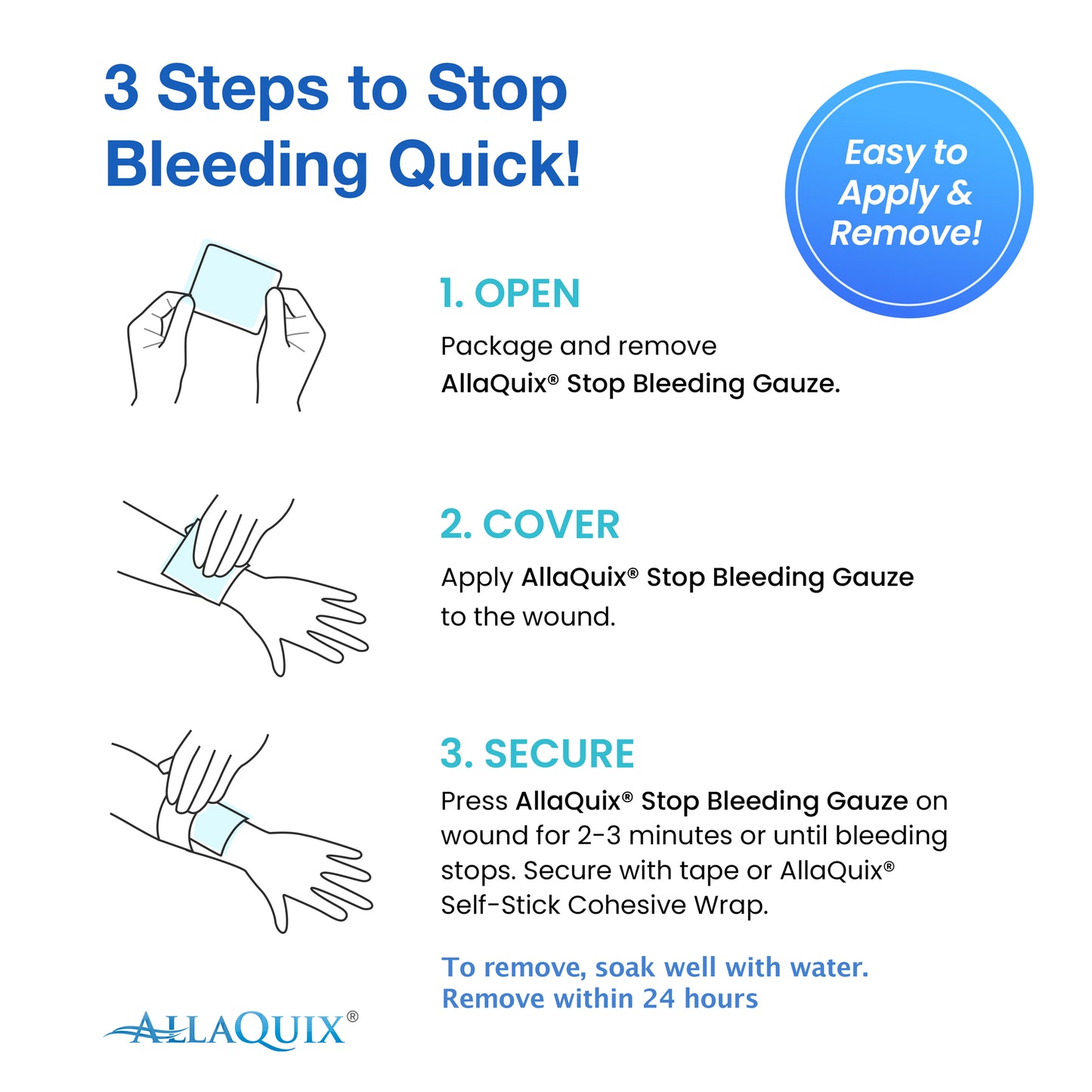 TRIAL - AllaQuix High Performance Stop Bleeding Gauze