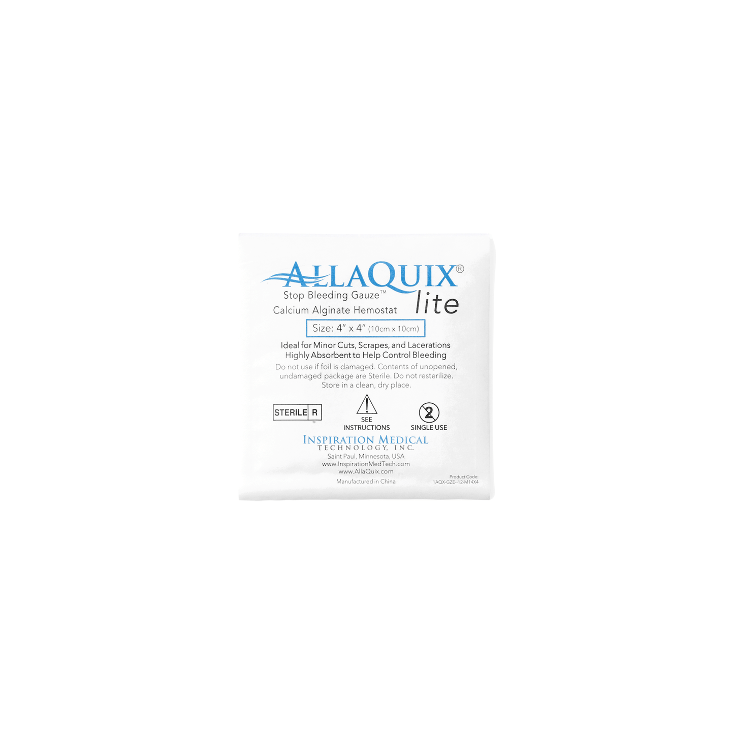 AllaQuix Lite Stop Bleeding Gauze (XL 4in)