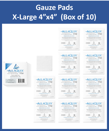 AllaQuix Lite Stop Bleeding Adhesive Bandage (LG 2in)