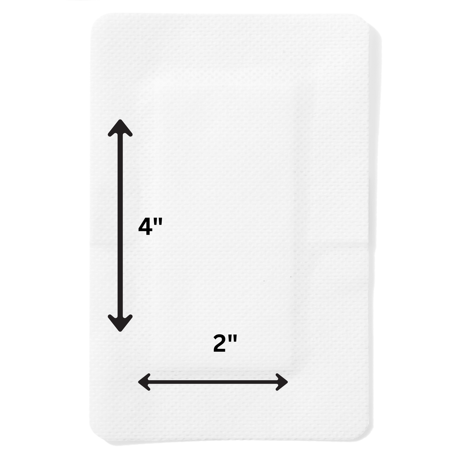 AllaQuix® Basic Non-Woven Adhesive Island Dressing (4"x6") – Sterile & Latex-Free