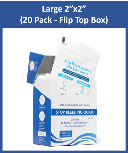 AllaQuix® High Performance Stop Bleeding Gauze (2"x2")