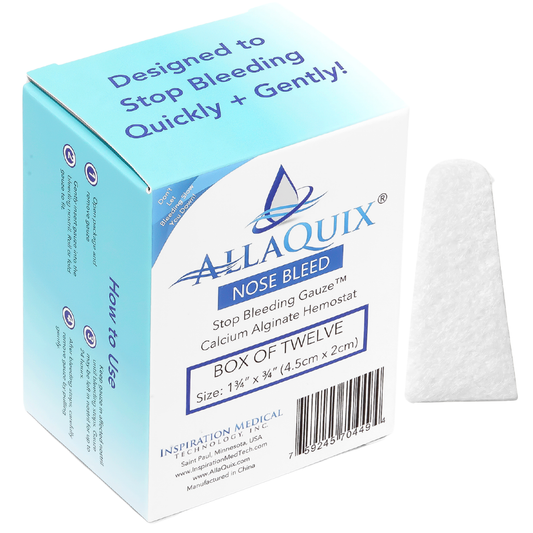 AllaQuix Nose Bleed Stop Bleeding Nose Plugs