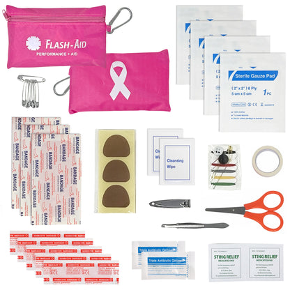 Pink First Aid Kit, Pink Ribbon