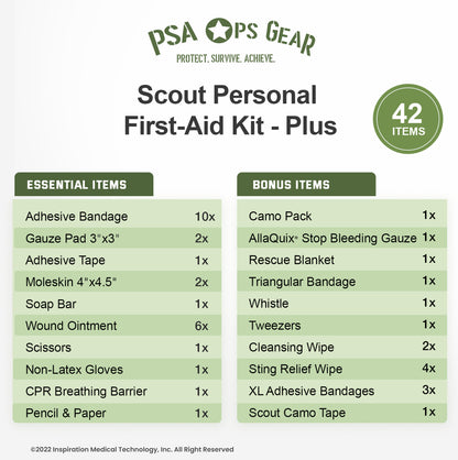 Boy Scout First-Aid Kit | Personal First Aid Kit PLUS