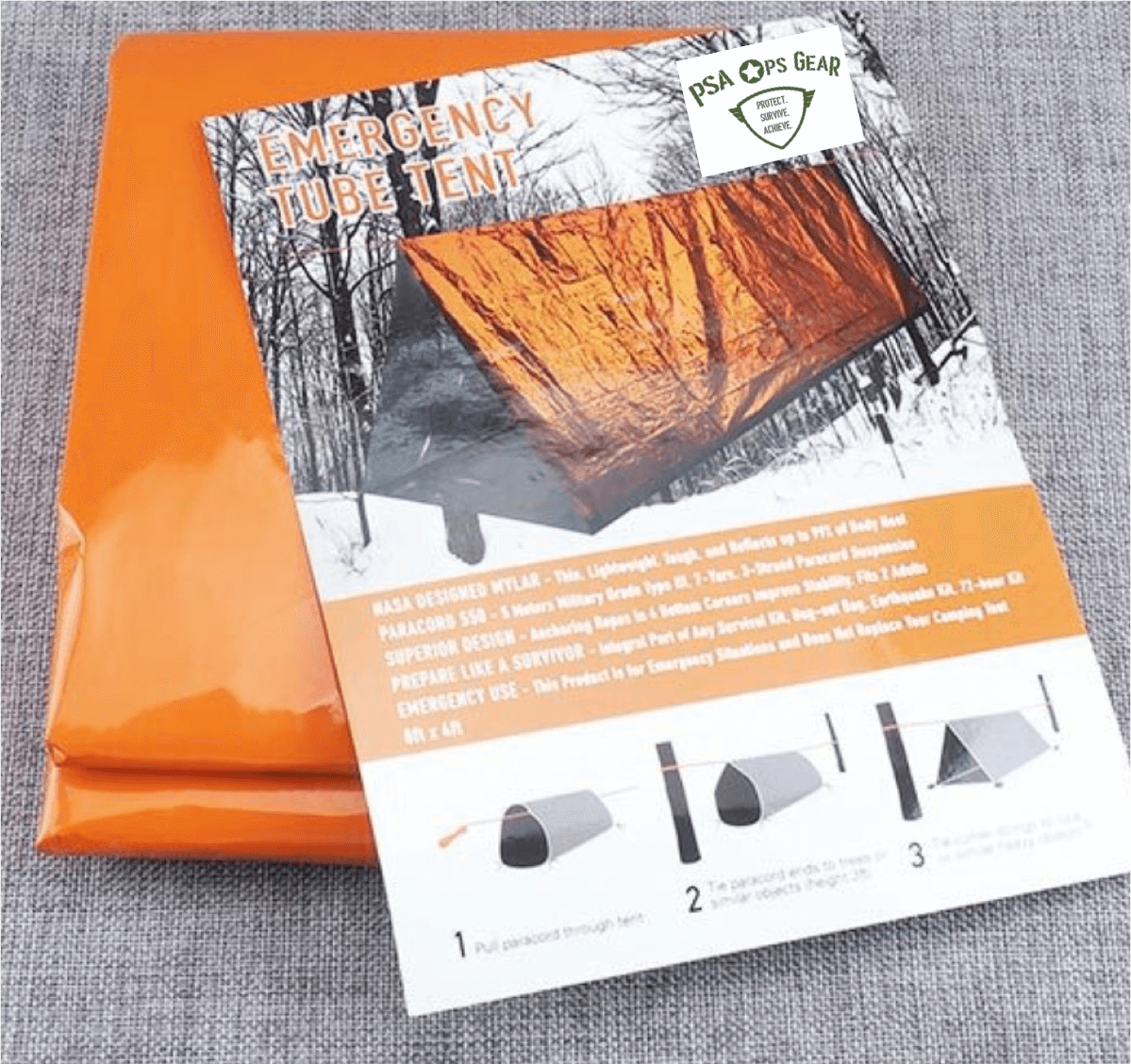 Emergency Shelter Tent (Twin Pack - Set of 2)
