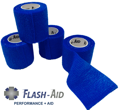 Self-Stick Cohesive Wrap - 4-Pack - AllaQuix™ - Stop Bleeding Quick Like the Pros!